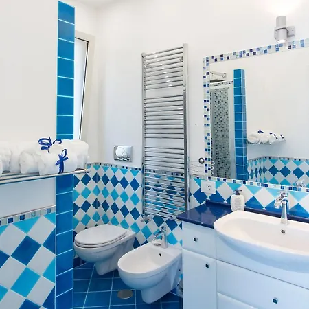 Domus Vigna Fusco, Vista Mare, Amalfi Coast 普莱亚诺