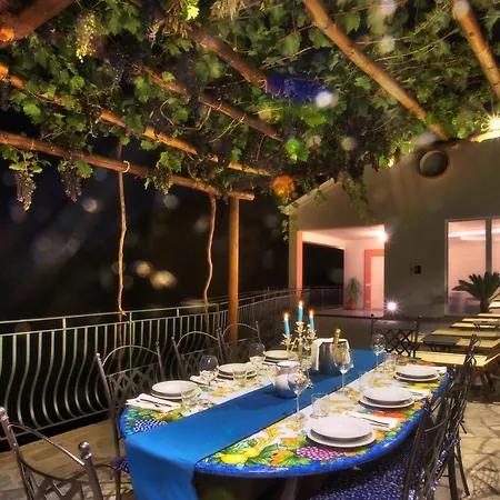 Domus Vigna Fusco, Vista Mare, Amalfi Coast 别墅 普莱亚诺