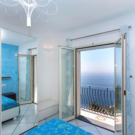 Domus Vigna Fusco, Vista Mare, Amalfi Coast 别墅 普莱亚诺
